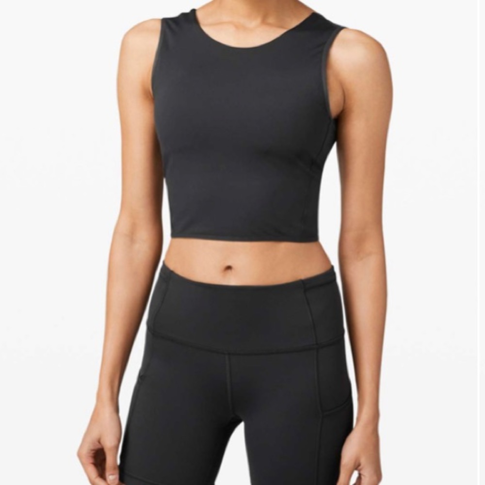 Lululemon femme force crop tank